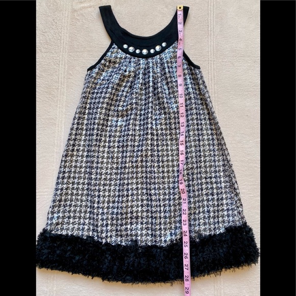 LIPSTIK GIRLS Sequins Dress, Size 8, Black, EUC - Picture 7 of 11